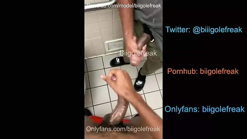 2 BBC in Public restroom