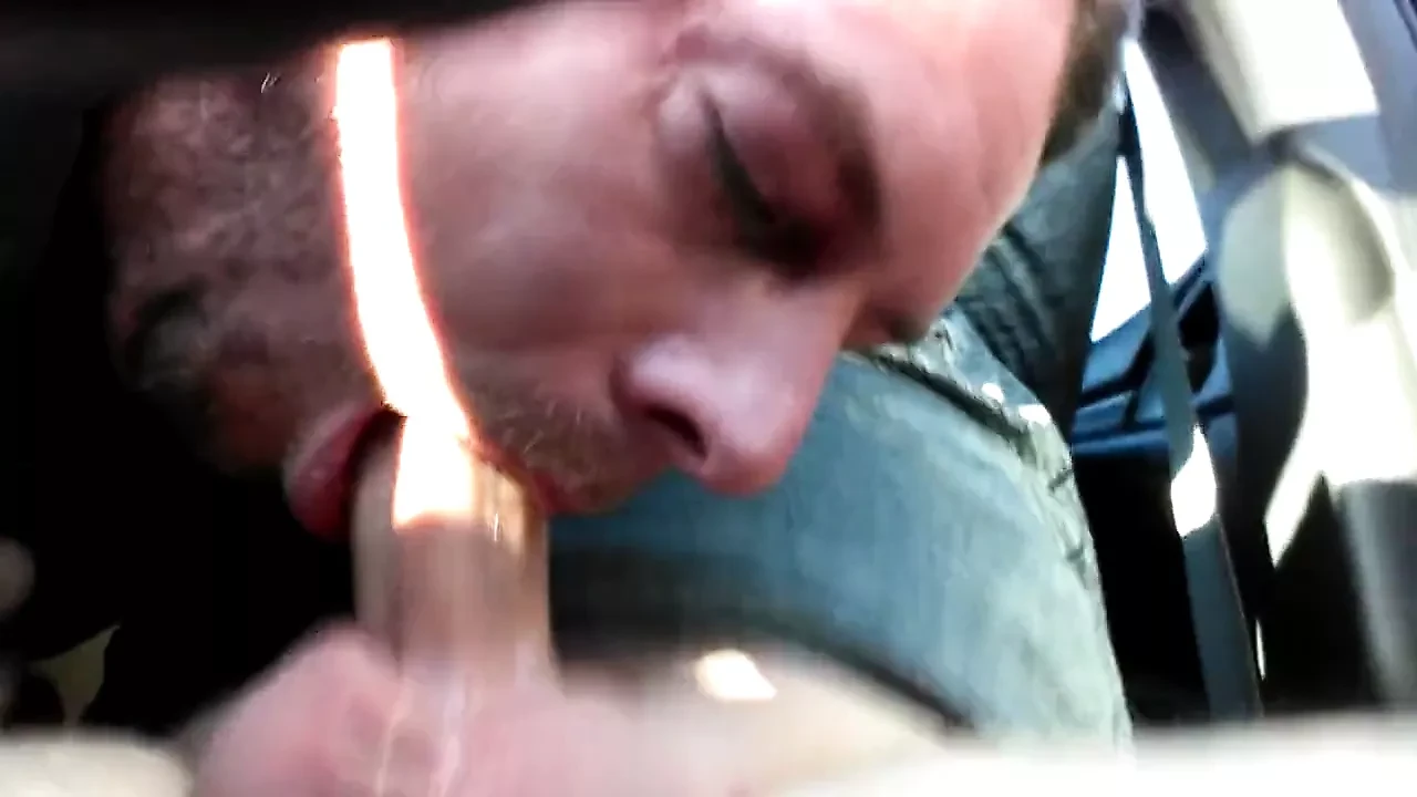 Sucking Daddy In The Car