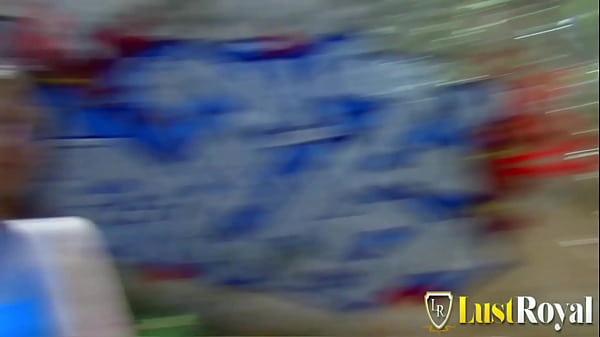 Curly Hair and Big Floppy Tits Teen Sabrina Deep Fucked Outdoors