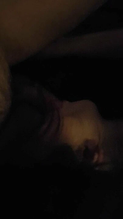 Blowjob for bf in the dark