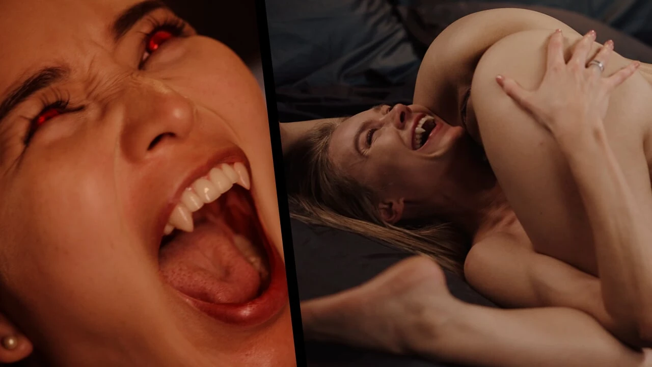 Blonde Bombshell Nancy Ace Grows Fangs! Hot Babes Vampire Porn – Growing Teeth Mesmerizing Fantasy Trailer