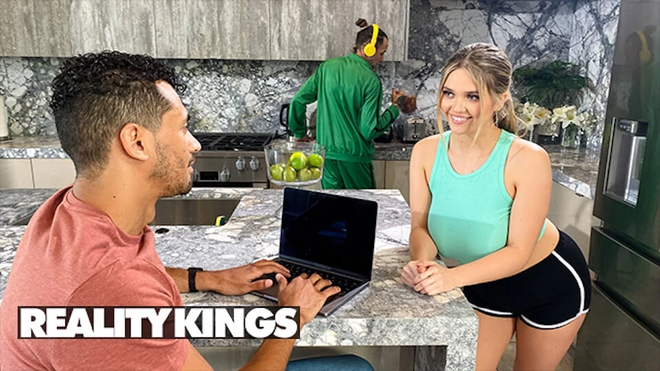 REALITY KINGS – Angie Faith Seduces Her BF’s Roommate With Her Tits And Gets Fucked Behind His Back