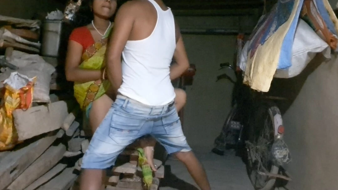 Indian Aunty With young boy