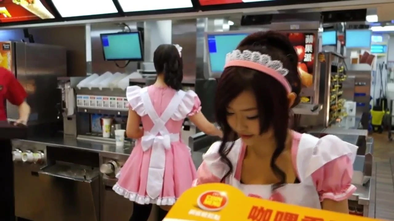 Cute fast food waitresses 1