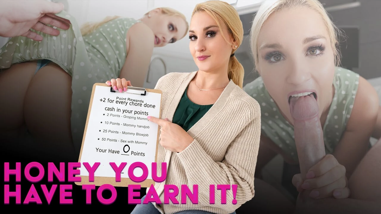 Step Mom Julia Robbie Rewards Step Son With Her Wet And Plump Pussy For Doing His Chores – PervMom