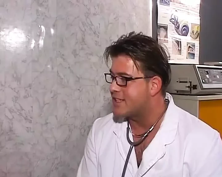 Attractive German nurse rides doctor’s dick until massive cumshot