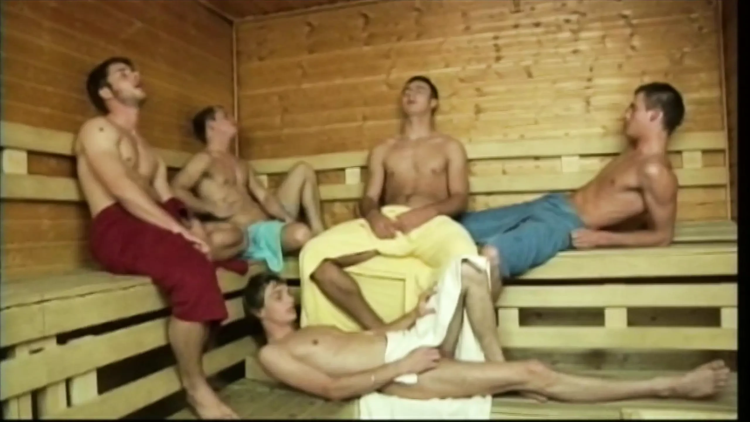 Staxus – Sauna Room Cock-Sucking Orgy