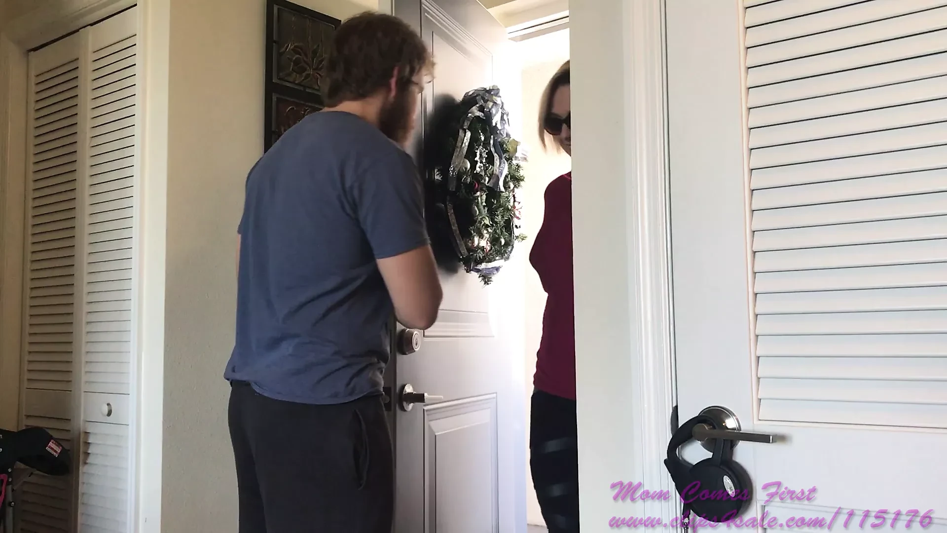 Step Aunt & Stepnephew Christmas Sex – Brianna Beach