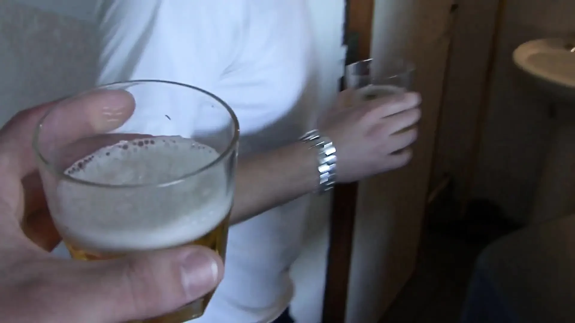 Unleashed brunette goes too far with dildos