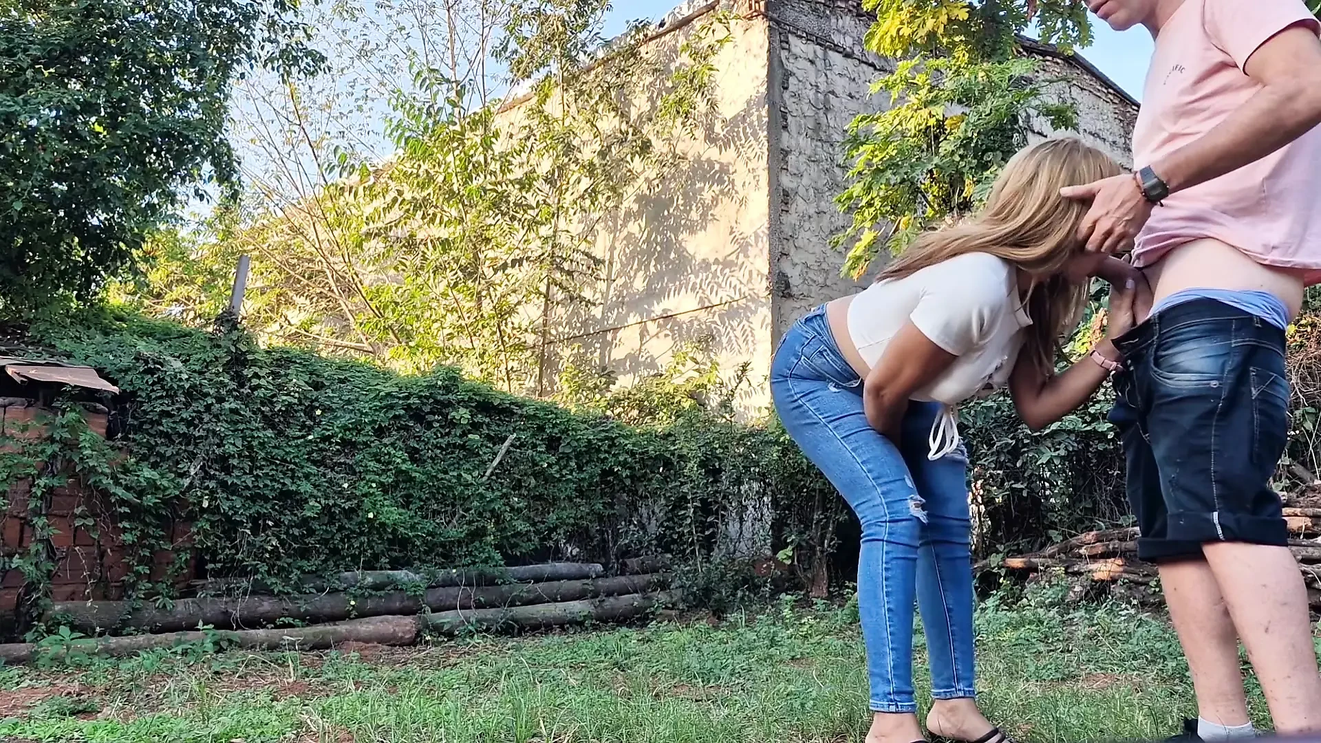 my neighbor sucks my dick on my land