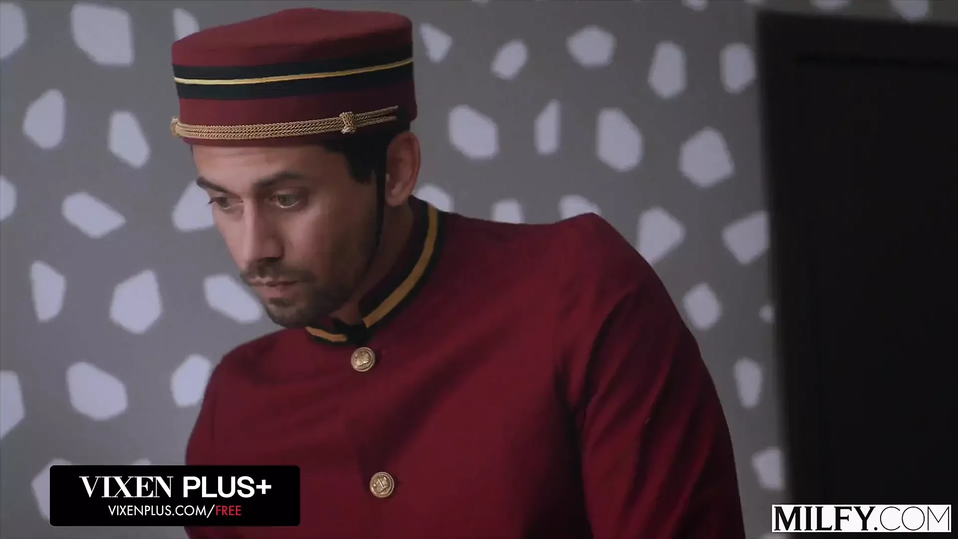 Milfy Stunning MILF Athena Uses Bellboy for Her Pleasure