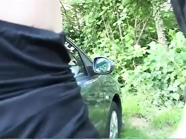 She’s brought by two guys in a isolated place in the countryside for fuck