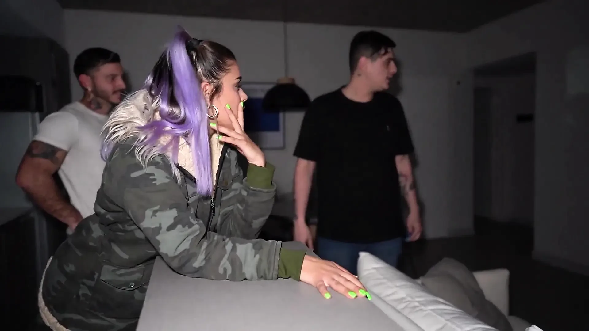 Lights Out! We Wanted to Rent a New Place but We Ended up Fucking Hard