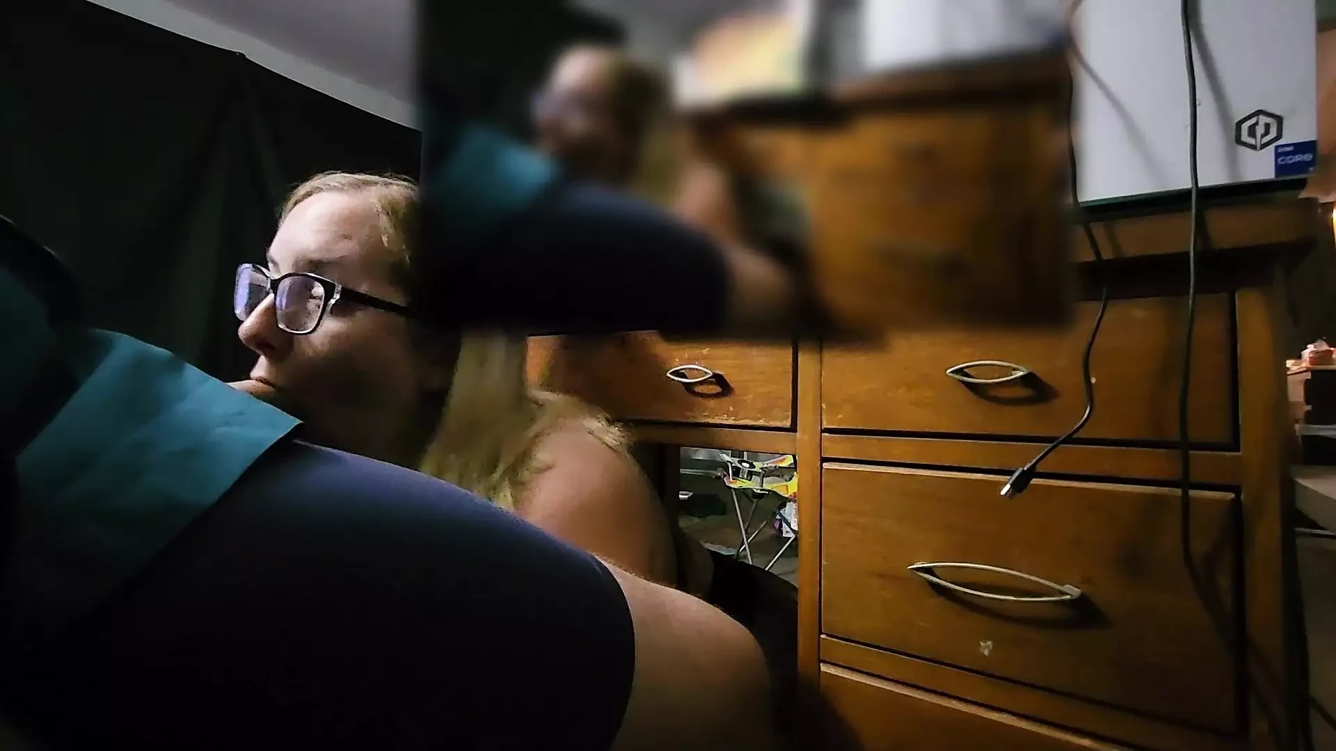 Putting on some sexy lingerie and climbing under his desk to blow him while he plays games. P 2 of 3 – Mama_Foxx94