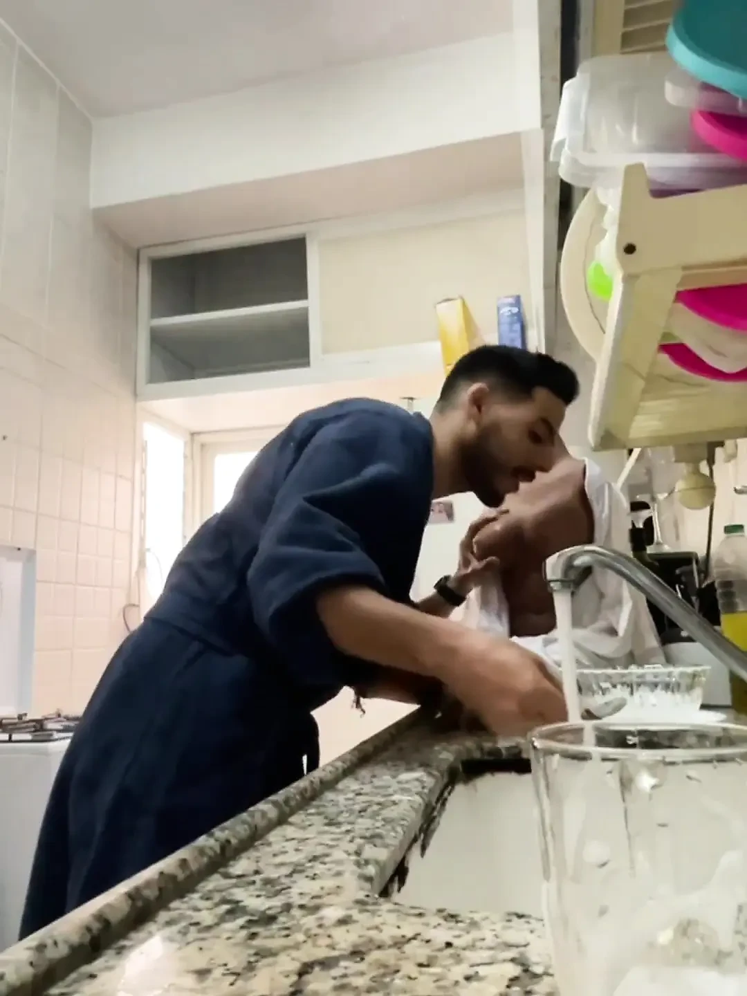 Can I fuck you three times in the kitchen like the slut i know you are