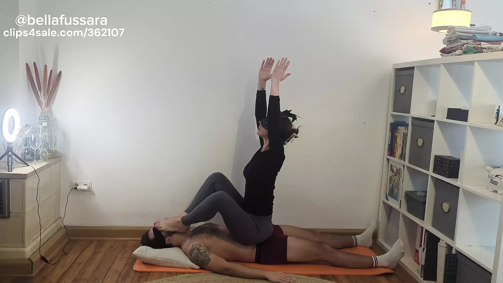 Human Yoga Mat_Trampling & Facesitting