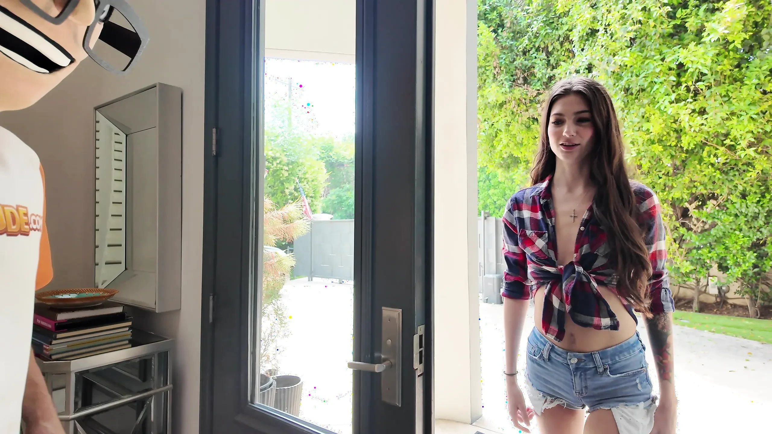 She Begged, Kneeling for a Facial Cumshot, Licking Me Clean with a Grin