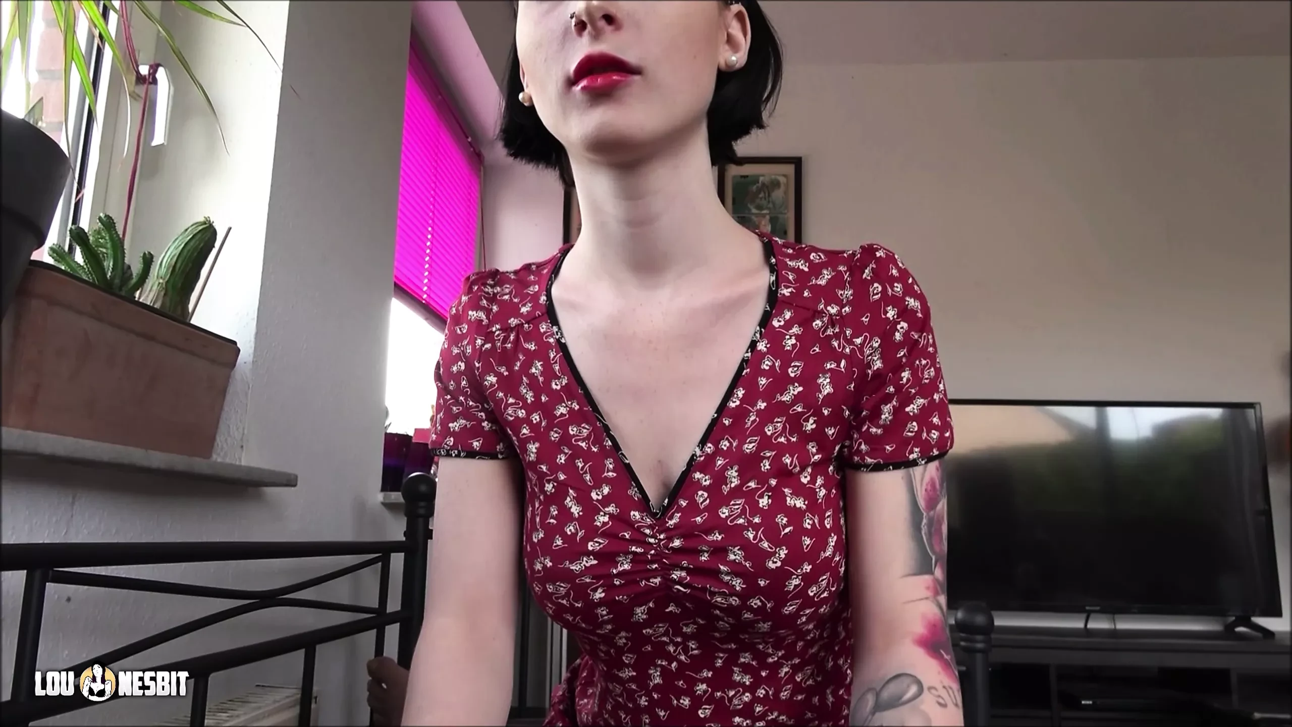 German Cuckold Talk with Caged Cock