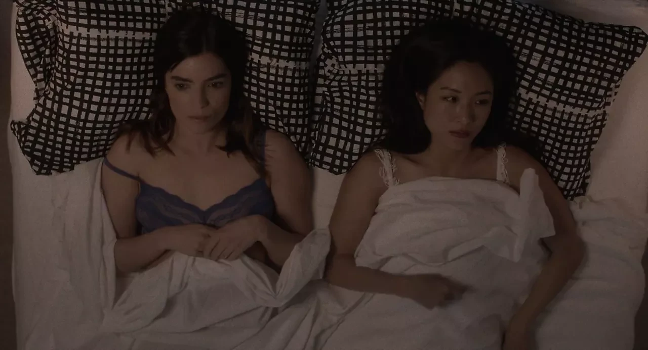 Constance Wu and Angela Trimbur – ”The Feels” 02