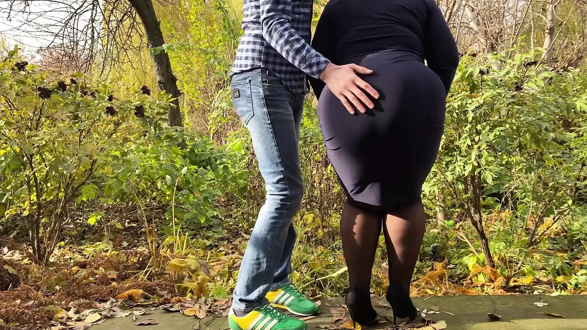 Have you seen your mother-in-law peeing outdoors?