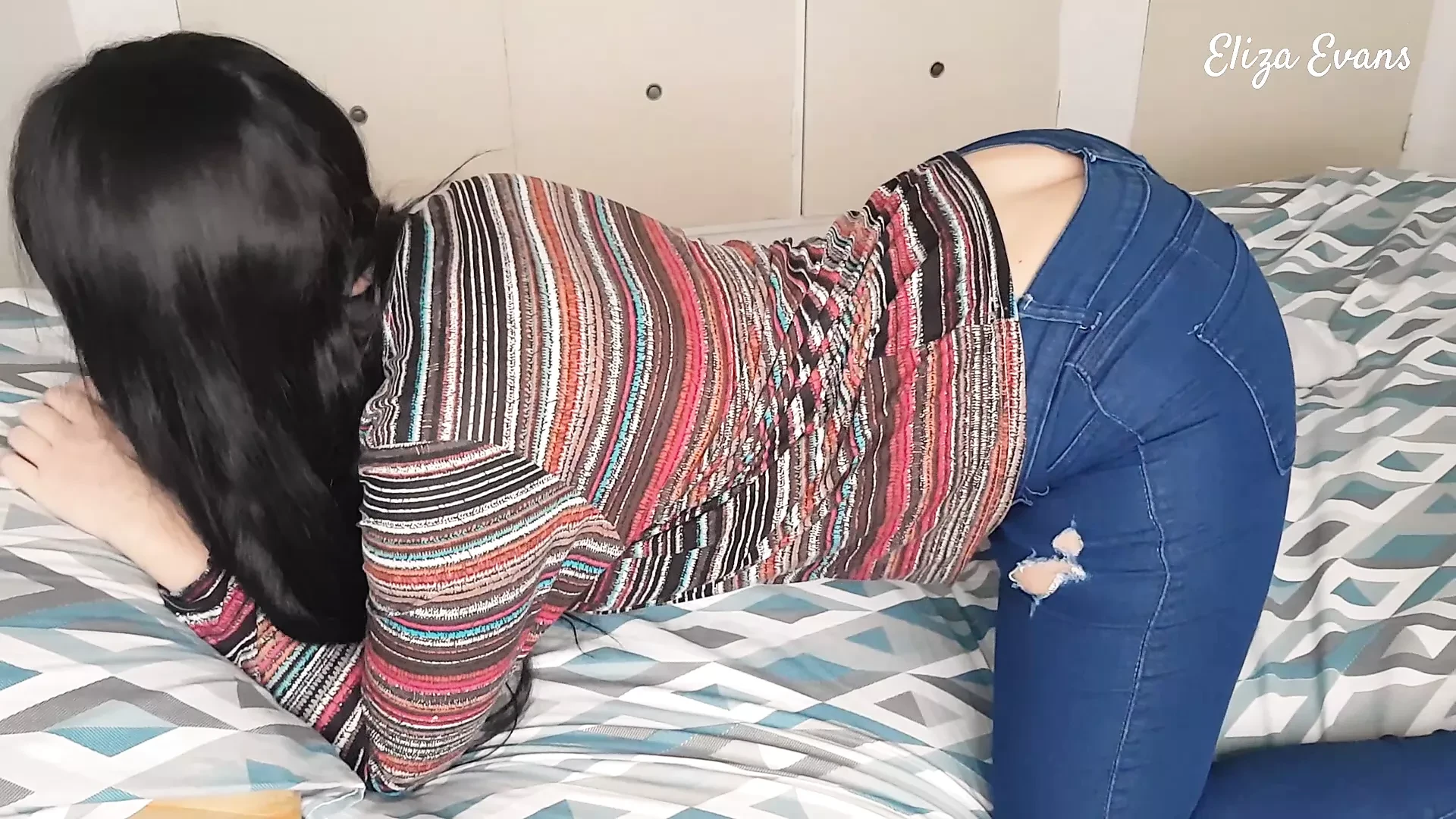 WRONG BED!! I fucked my stepsister’s best friend and recorded it for her