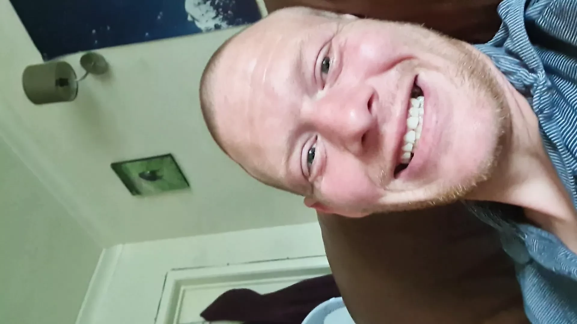 Karen cleaning cock after filling her up