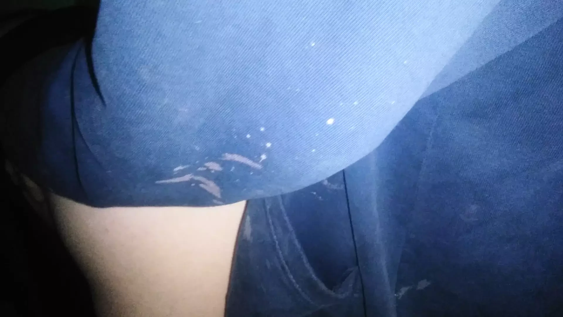 He grabs the chair and I put it in