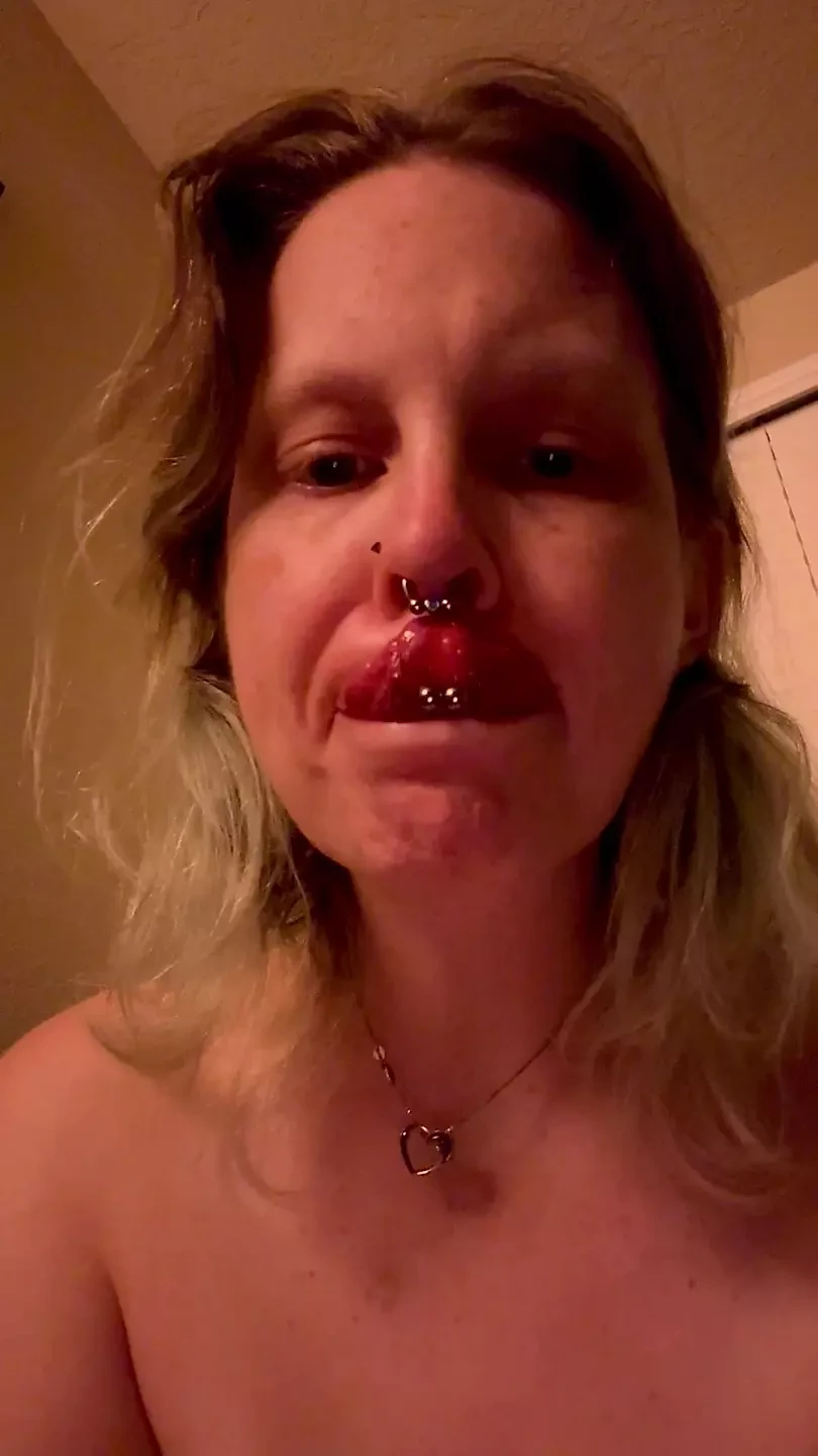 Teasing You All with My Long Pierced Tongue