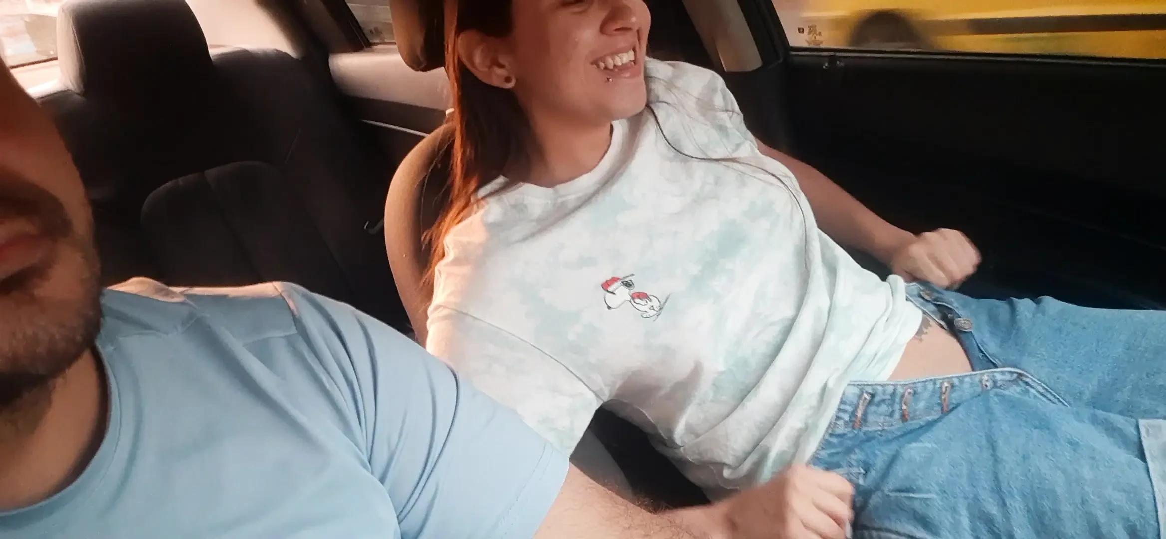 I hitchhike and squirt at myself before I get home.