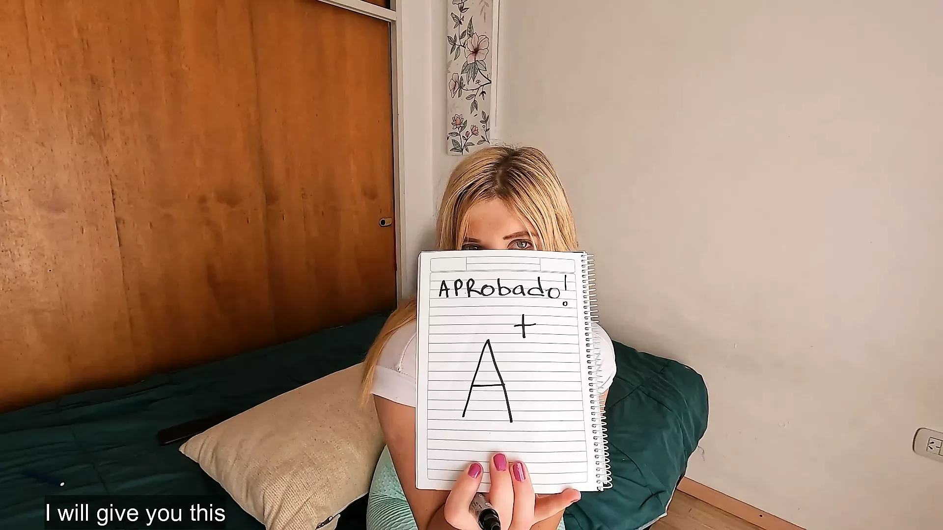 your gym teacher will make you approve if you fuck her ASMR ROLEPLAY