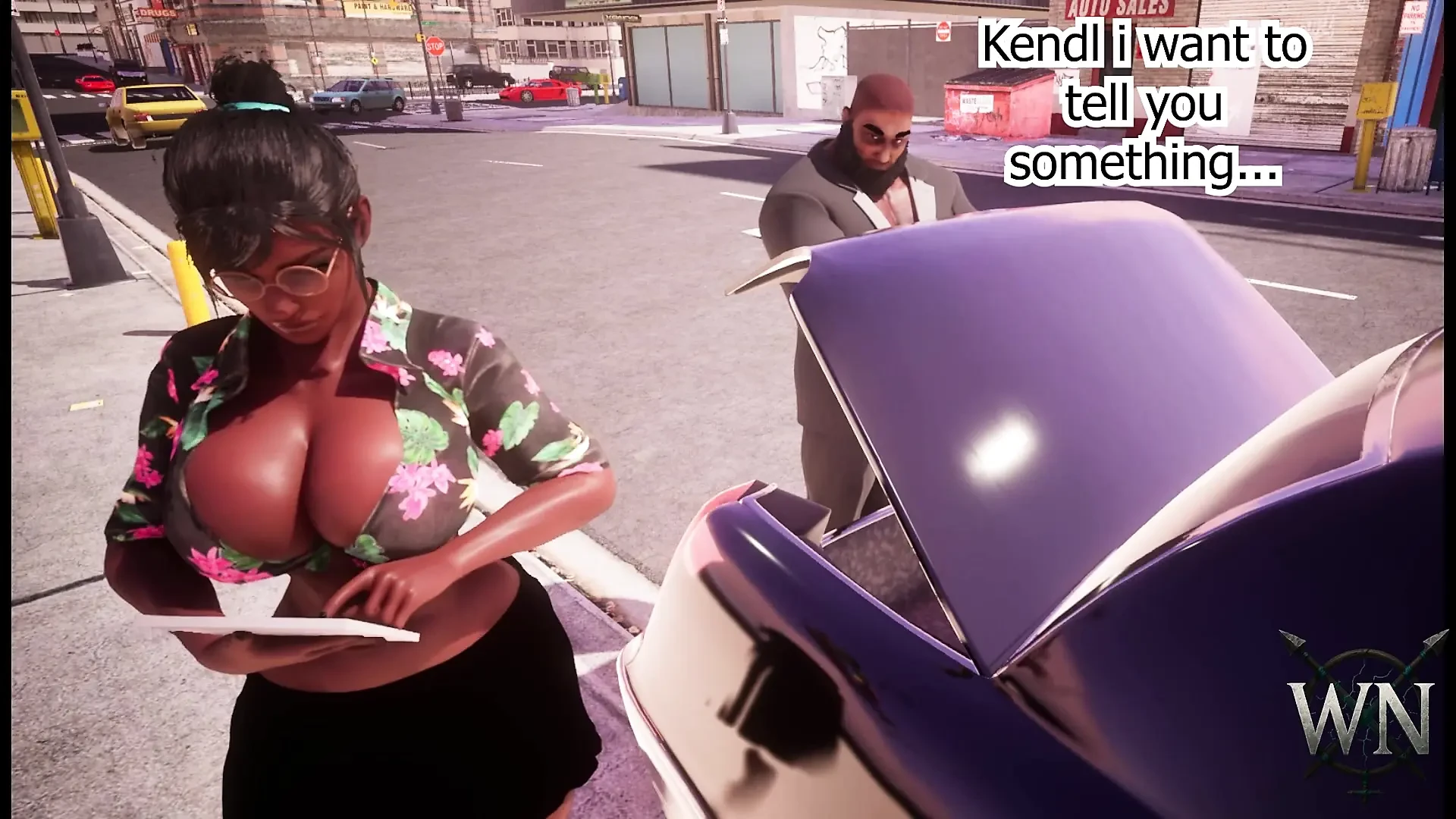 wife cheated with big black dick in a car dealership