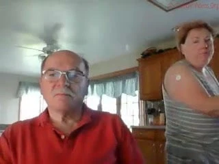 Wanking Grandpa Almost Gets Caught