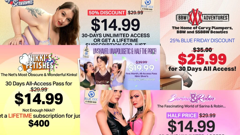 BLUEXXX Black Friday 2025 – Half Price & Lifetime Access