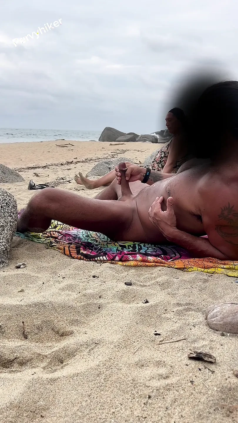 Beach hand job