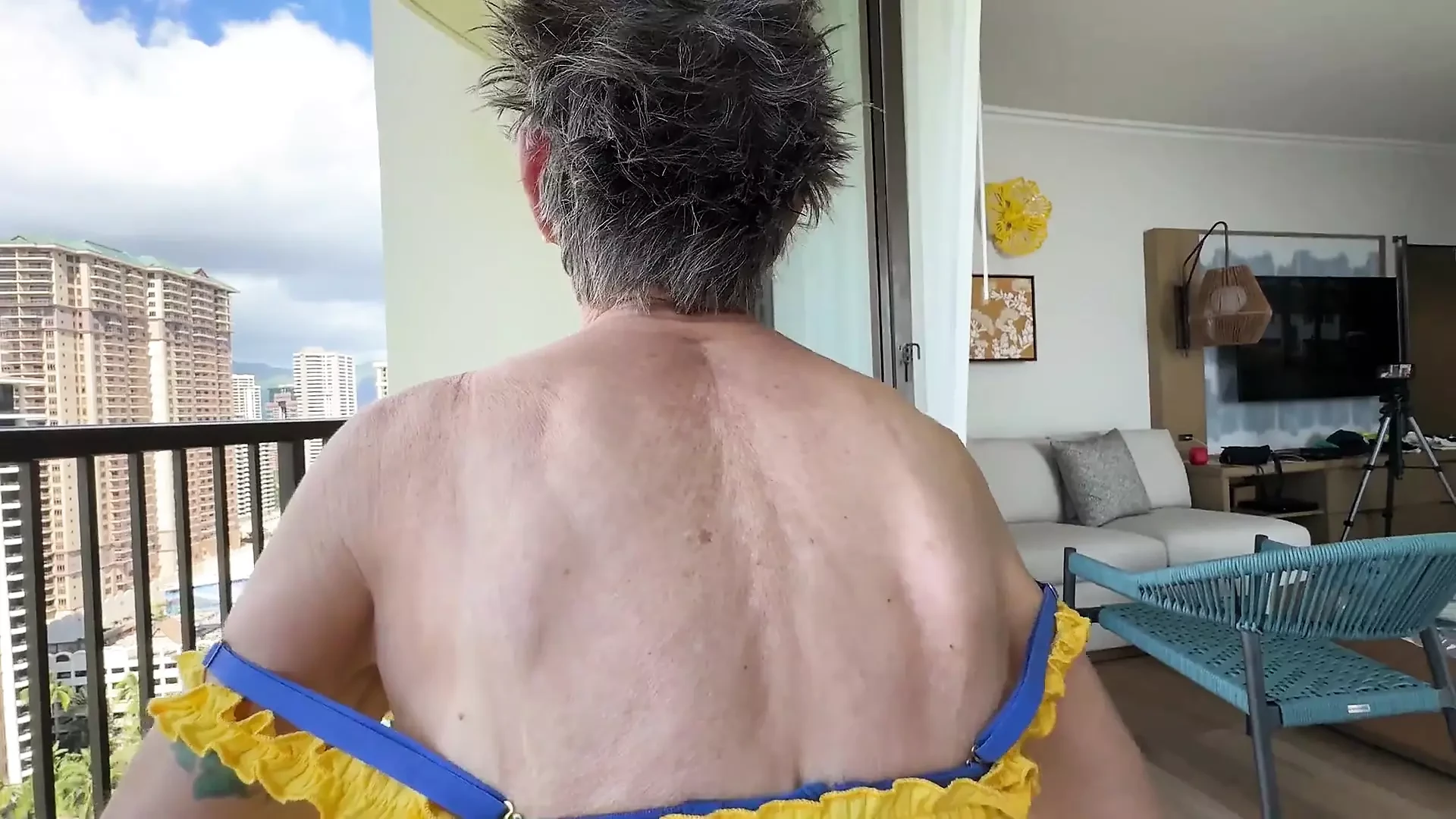 I Rolled Out My Yoga Mat on My Hotel Balcony and Had Fun