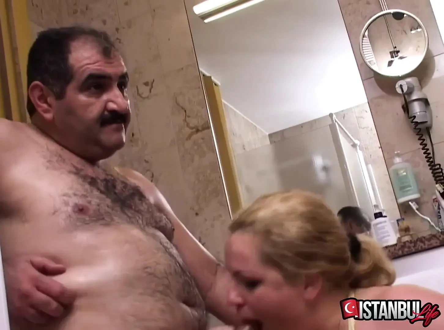 Sahin K Fucks Eva Anders After the Venus Erotics Trade Fair