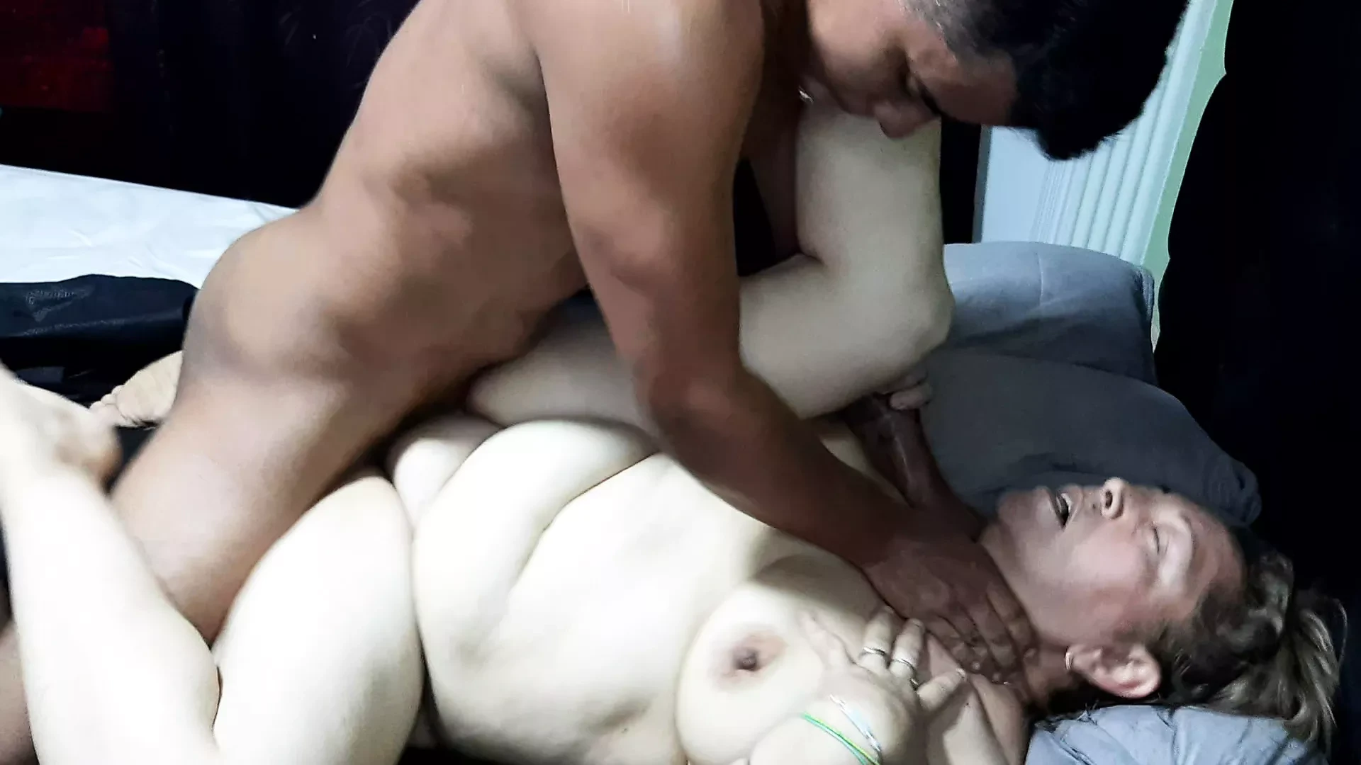 My horny stepmother masturbates next to me while I rest. pt 2. we fuck doggy style