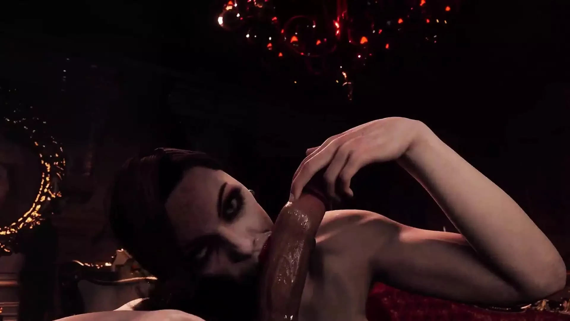 The Last Villager Alcina Dimitrescu ( Cartoon )