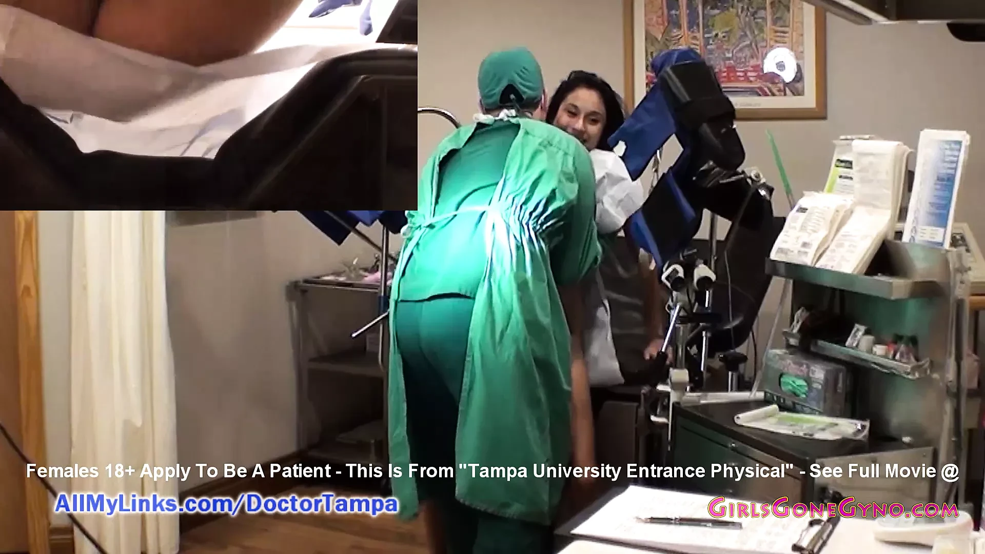 Alexa chang gets gyno exam from doctor in tampa on camera