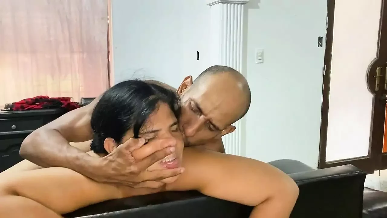 part 2 My stepfather takes advantage of the fact that my mother is not there to fuck my pussy when I clean up in the liv